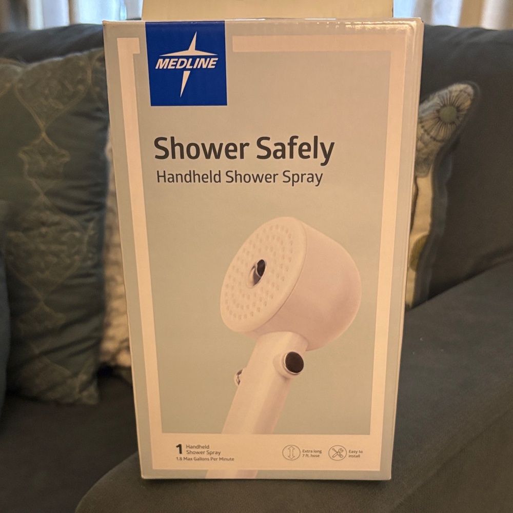 Medline White Handheld Shower Spray